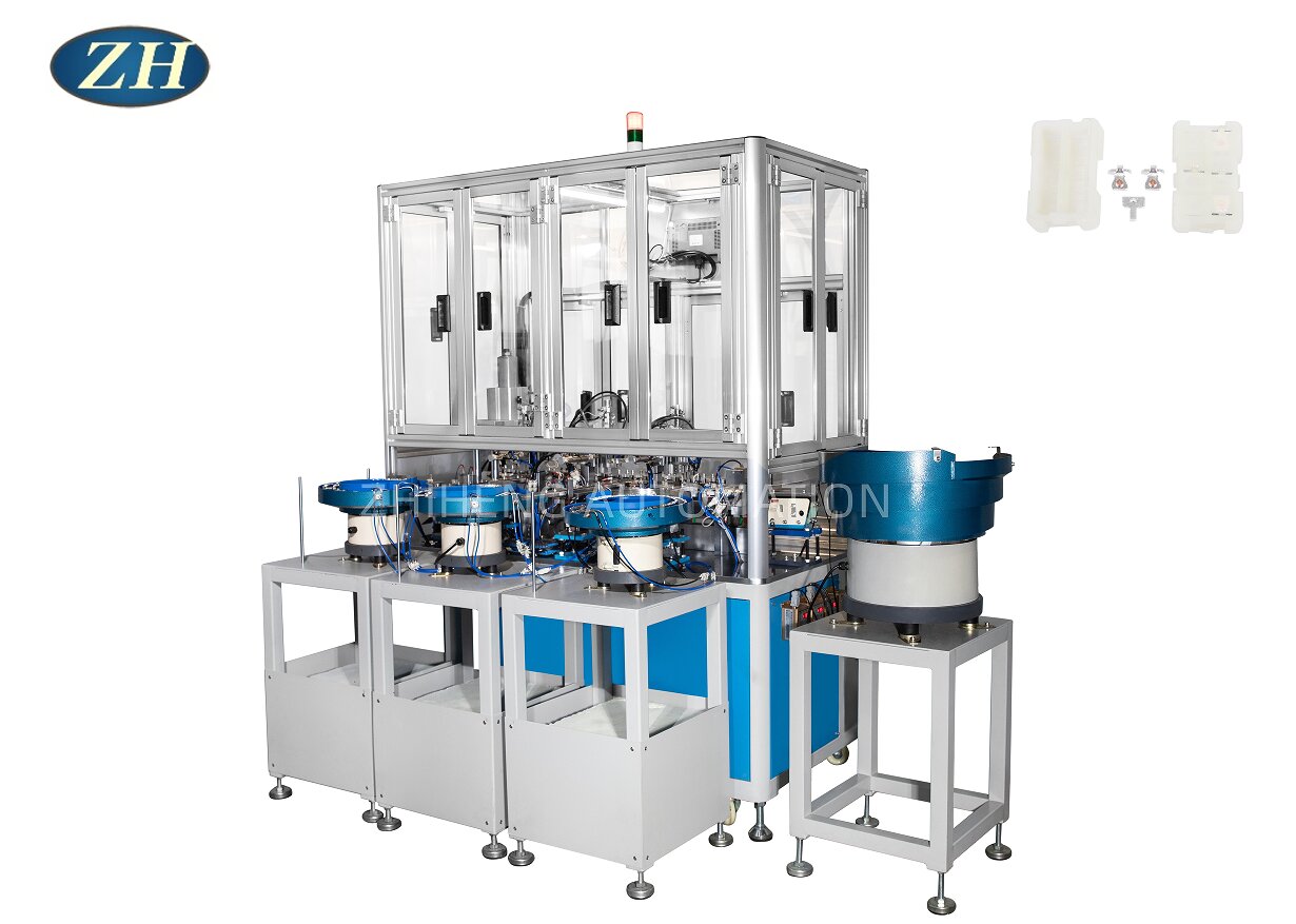 Ajustabilidade automática da máquina de montagem de insertos