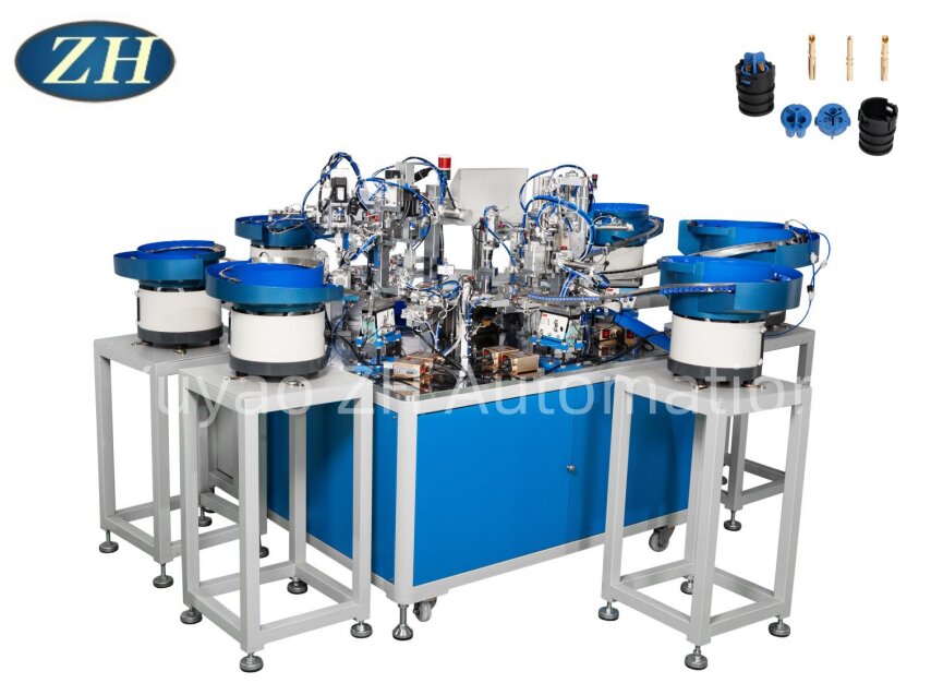 Consistência automática da máquina de montagem de inserção