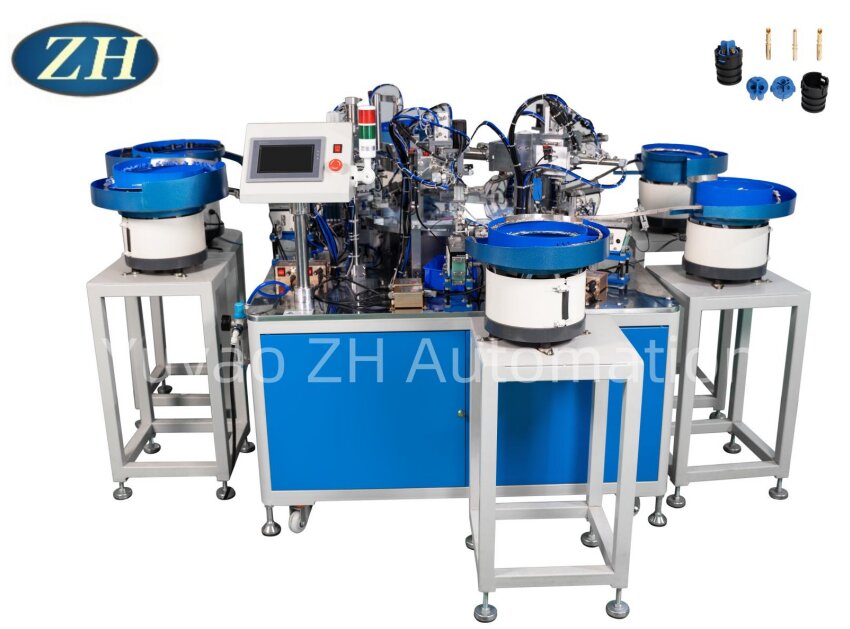 Máquina de montagem de inserção automática de pinos boa segurança