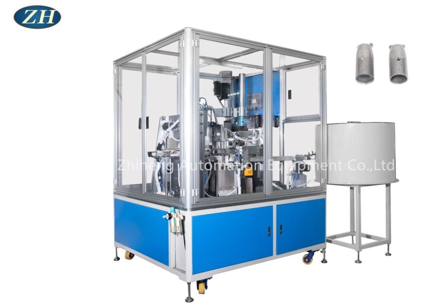 Linha automática de moagem de arestas de shell de zinco e toque fácil de manter