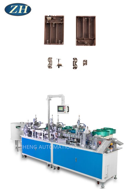 Alimentação automática da máquina do conjunto da caixa de bateria para três baterias