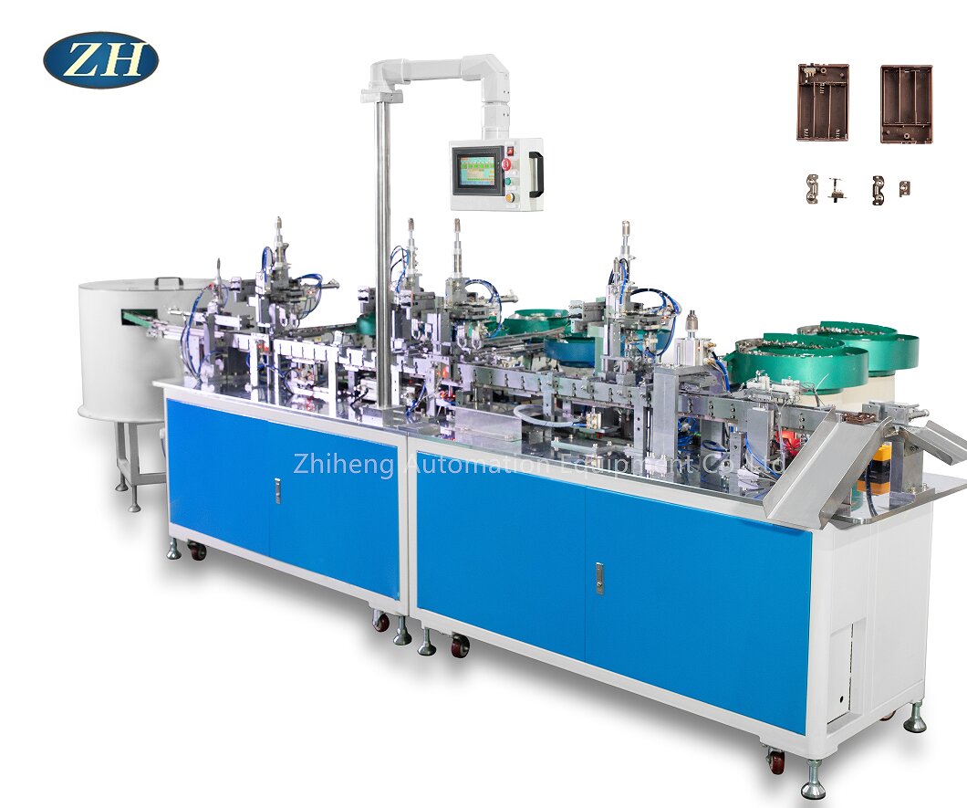 Linha da máquina de montagem da caixa de bateria Boa segurança para três baterias