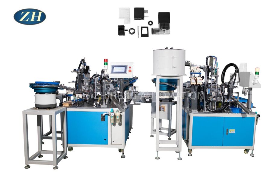 Máquina de montagem de clique de eletromagnetismo