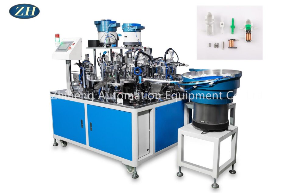 Linha de máquina de montagem de botão de pressão fácil de manter