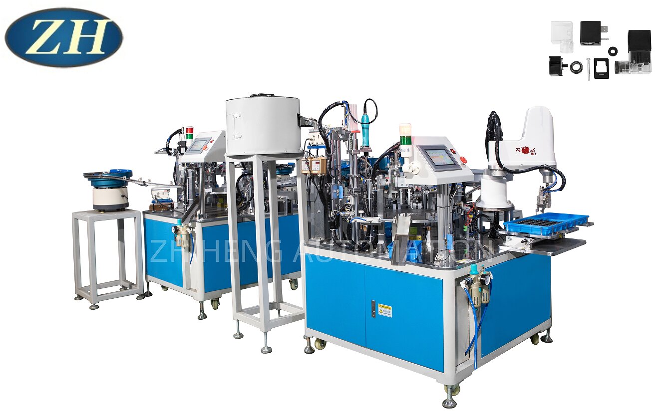 Máquina de montagem de válvula solenóide fácil de operar