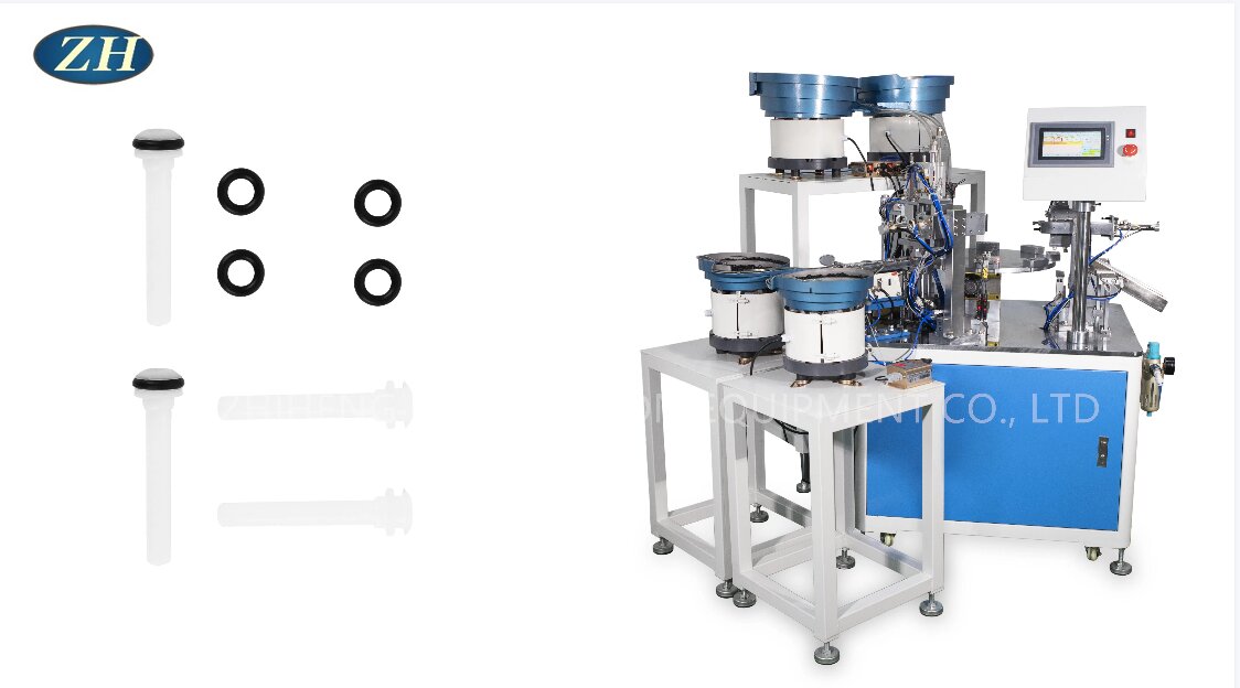 Operação automatizada do conjunto do anel de selagem de Rod máquina automática branca